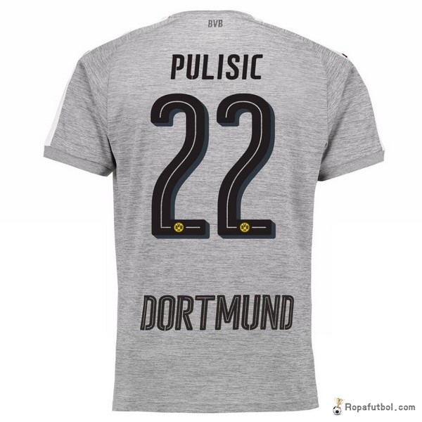 Camiseta Borussia Dortmund Replica Tercera Ropa Pulisic 2017/18